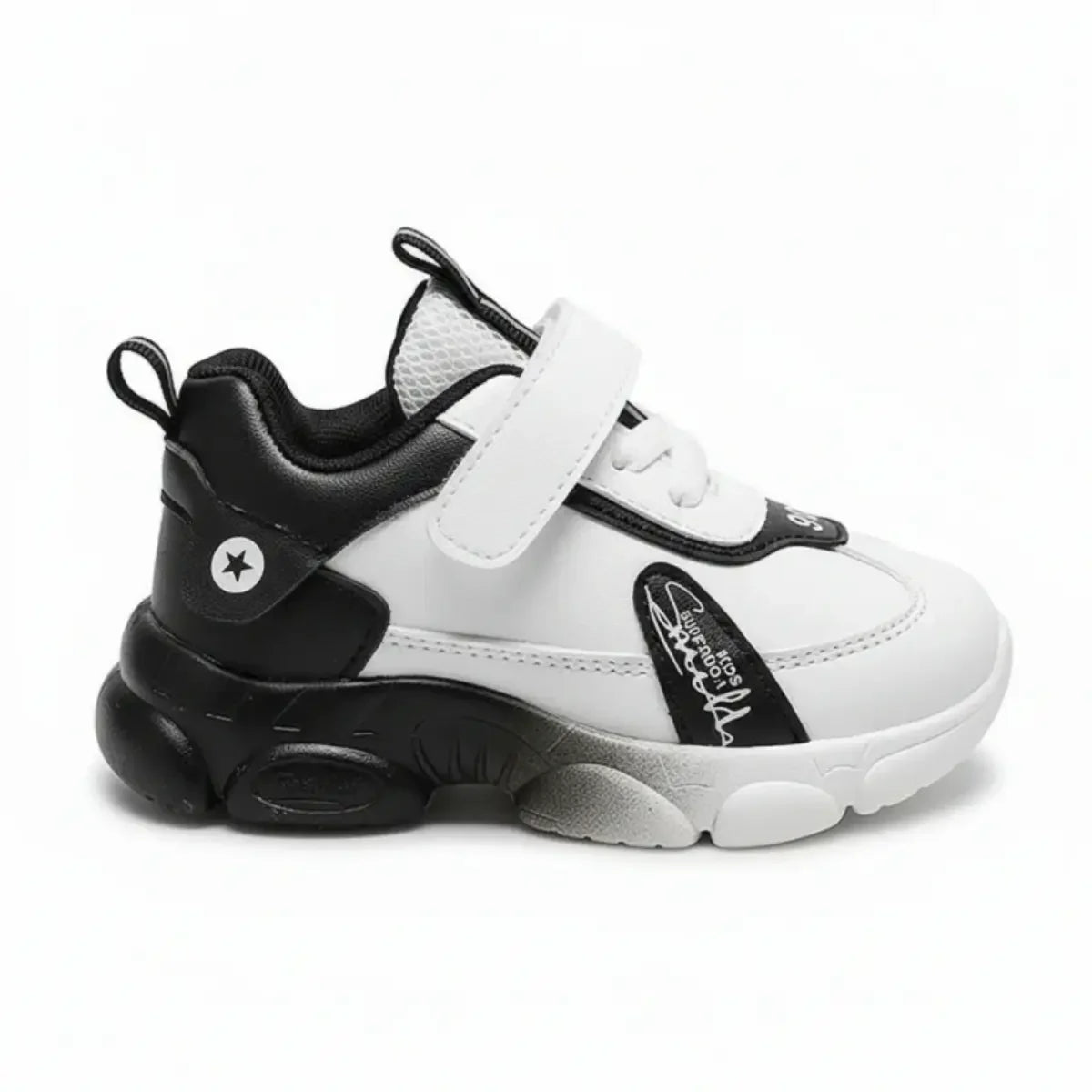 ZanWalk- High Top White Kids Sneakers - Zen Walk