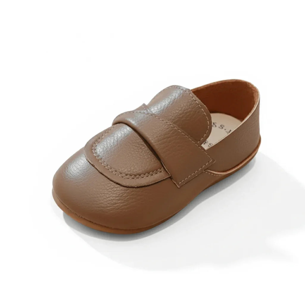 Zenwalk- Classic Brown Loafer Baby Shoes - Zen Walk