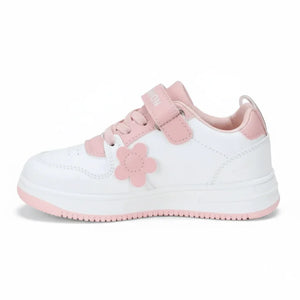 ZenWalk- Pink Flower Bow Baby Sneakers - Zen Walk
