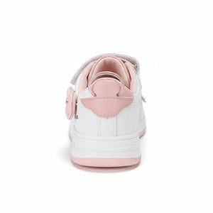 ZenWalk- Pink Flower Bow Baby Sneakers - Zen Walk
