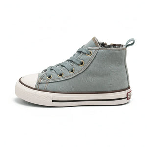 ZenWalk- Denim High-Top Kids Sneakers - Zen Walk